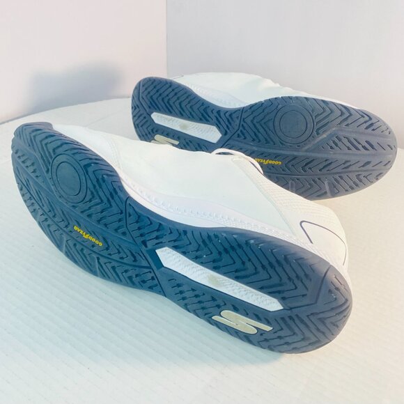 Skechers Go Train Arch Fit Viper Court-Pickleball (White/Navy) Tennis for Mens - Picture 15 of 17